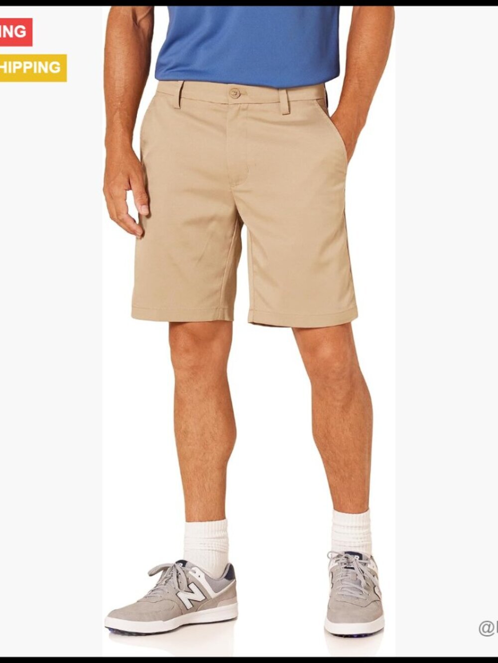 Men's Slim-Fit 7" Golf Shorts with Recycled Polyester Blend